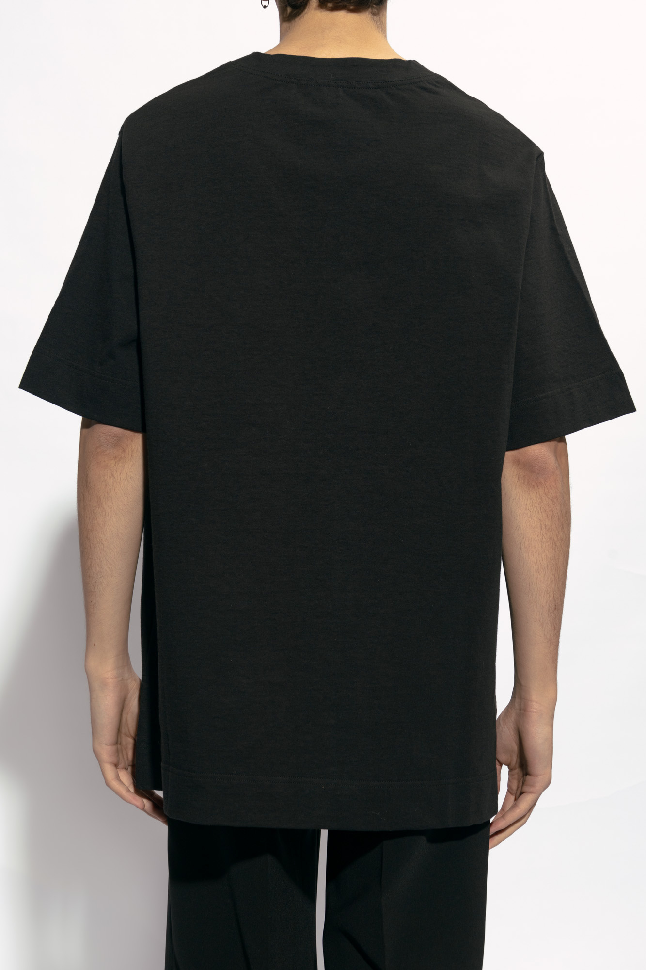Black Cotton T - SchaferandweinerShops Japan - Jil Sander